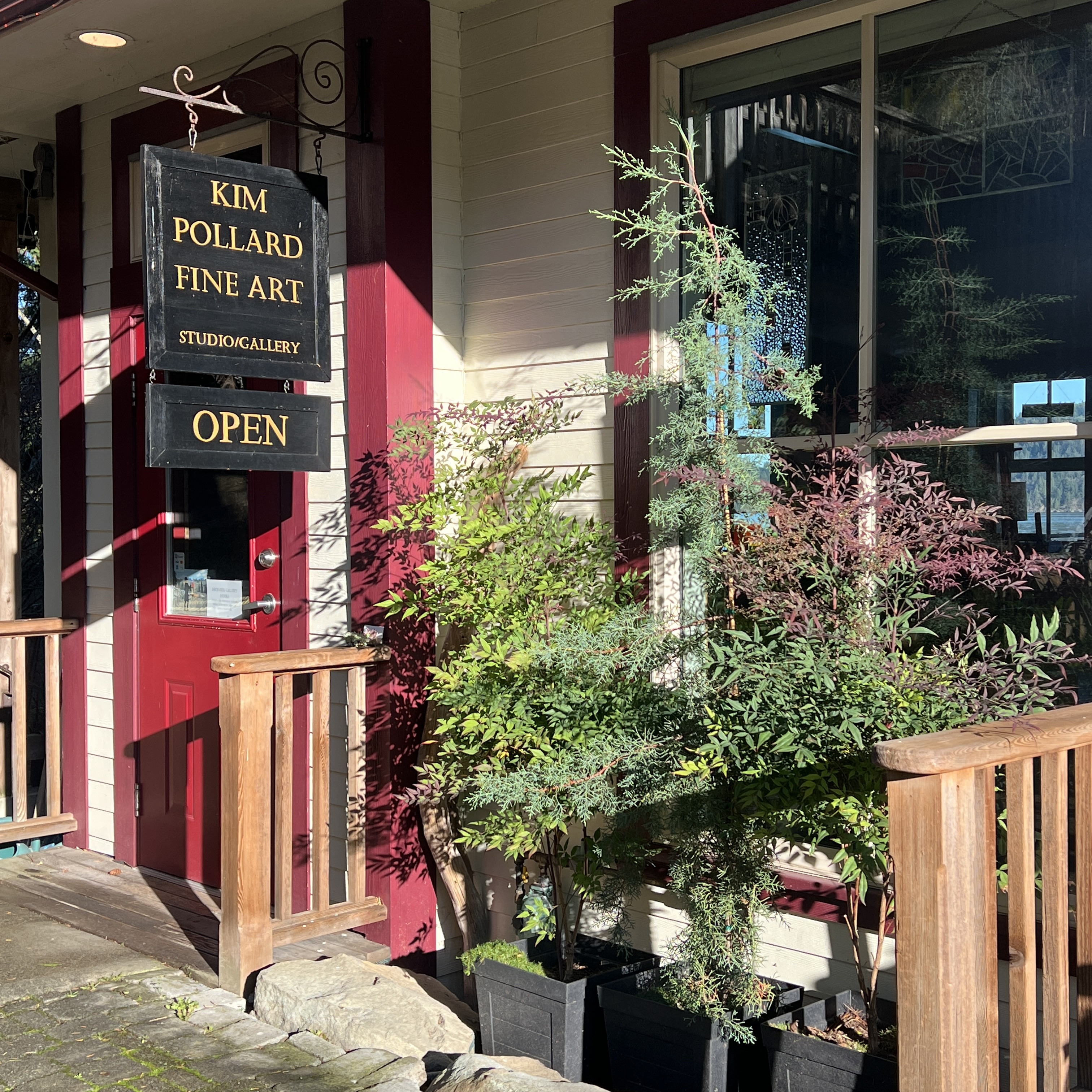 Kim Pollard Studio/Gallery Hope Bay Pender Island