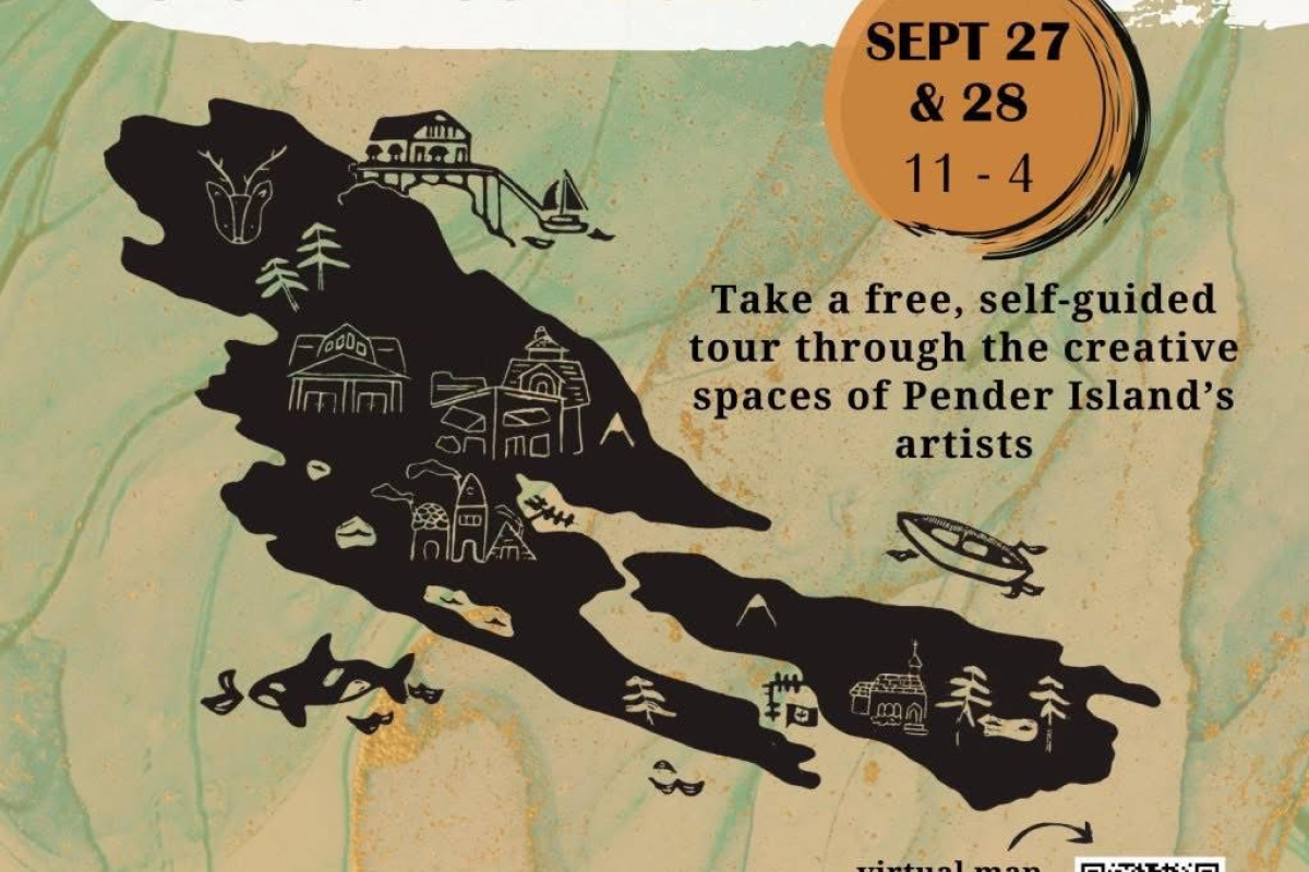 2025 Pender Island Fall Crawl Poster - Kim Pollard Studio/Gallery 