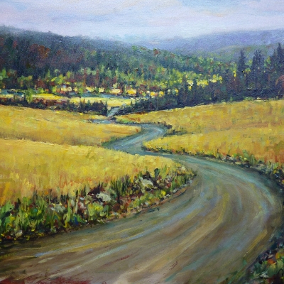 Grasslands | Landscape Paintings | Kim Pollard | Canadian Artist | British Columbia | Douglas Lake Ranch