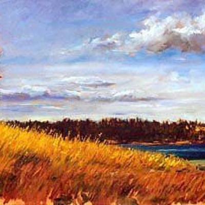 One August Day | Landscape Painting | Kim Pollard | Canadian Artist | British Columbia | Cariboo
