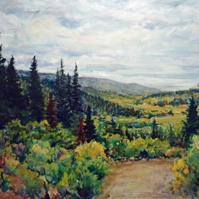 Cariboo Afternoon | Landscape Paintings | Kim Pollard | Canadian Artist | British Columbia | Cariboo