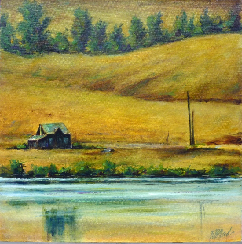 Cariboo Afternoon | Landscape Paintings | Kim Pollard | Canadian Artist | British Columbia | Douglas Lake Ranch