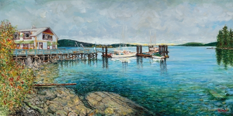 Kim Pollard | Canadian Artist | Pender Island | British Columbia | Fine Art | Canadian Landscape Painter 