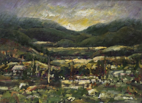 Stuart's Valley | Landscape Paintings | Artist | Kim Pollard | Canadian Artist | Canadian Art 
