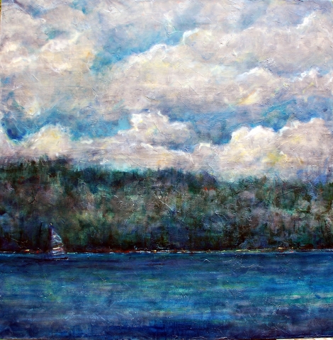 Island Time | Landscape Paintings | Kim Pollard | Canadian Artist | Pender Island | British Columbia