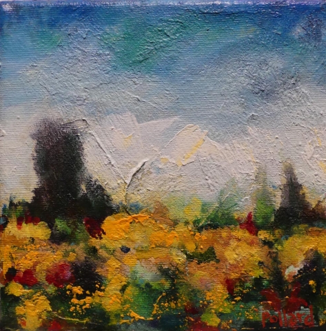 Little Meadow | Visceral Landscapes | Kim Pollard | Canadian Artist | Abstract Landscape