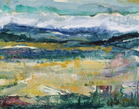 The Olde West | Visceral Landscapes | Kim Pollard | Canadian Artist | Abstract Painting