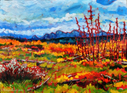 Wild Horse Road | Landscape Paintings | Kim Pollard | Canadian Artist | Alberta | Wild Horse Country